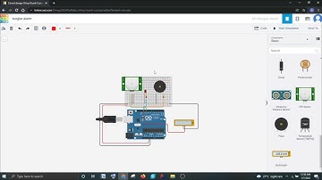 Aswin D Menon 21CE10011 DIY Assignment 2 burglar alarm in TinkerCAD and Adruino IDE