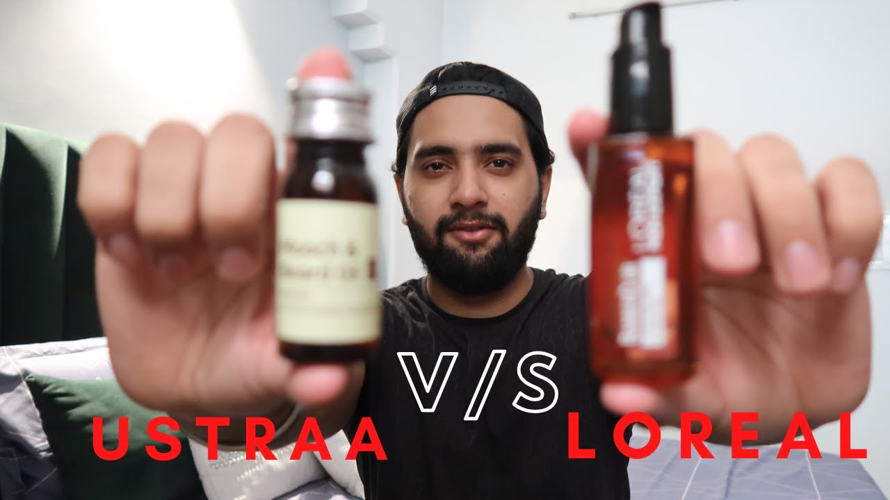 LOREAL V/S USTRAA Beard Oil Best Beard Growth Oils Which Oil Is