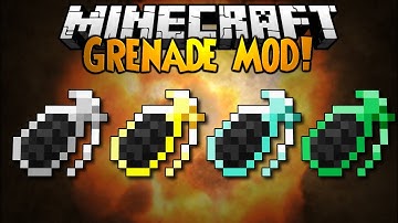 Minecraft Mod Showcase: GRENADE MOD!