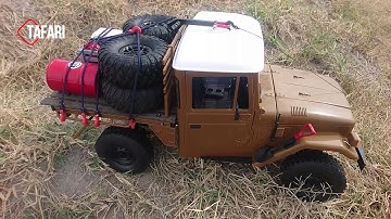 LA MEJOR MINI CRAWLER A ESCALA WPL C44 KM Metal Edition  Kit 1/16 4WD RC