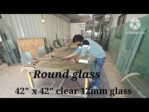 how to polish glass after cuting//amazing glass compass cutting//glass polishing near me