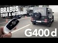 2021 Mercedes-Benz G 400 d (330 hp - 700 Nm) POV drive: Brabus HQ + autobahn + dirt roads [4K]