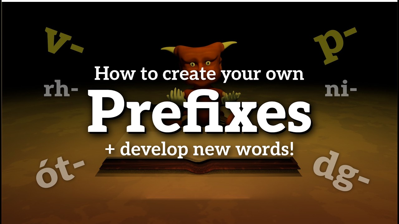 Prefixes in Conlangs ️📚 Tutorial for Beginners - YouTube