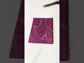 Sabyasachi blouse ki cutting and stitching front neck design#blousecutting #trending