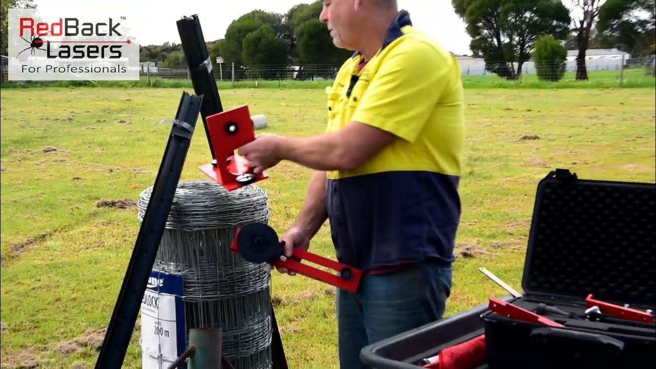 RedBack Lasers Latest Fence Alignment kit Spring 2022 YouTube