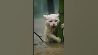 tergenang banjir ❤️#aiandcats #kitten #aicats #animalintelligence #cute#funny #cats‎#shorts#kucing