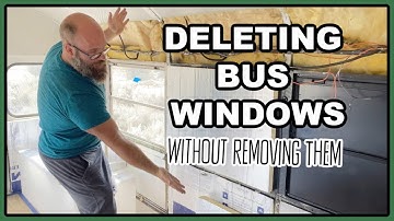 DELETE SKOOLIE WINDOWS WITHOUT REMOVING THEM - THE SPEAKEASY SKOOLIE
