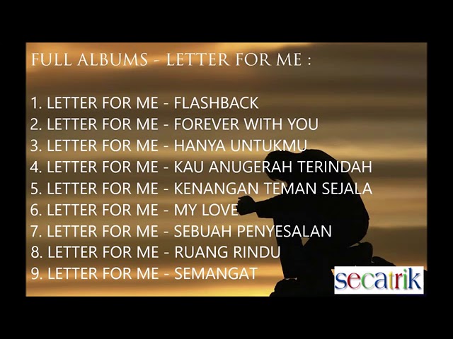 Full Albums - Letter For Me Terbaik 2019 class=