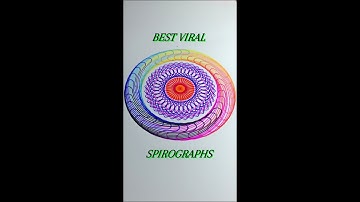 My Most Viral Spirograph Designs — Satisfying Compilation #art #satisfying