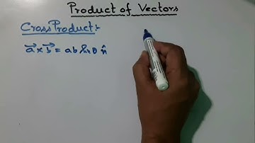 Vector Products,Dot product or Scalar product and Cross product or vector product in bengali.