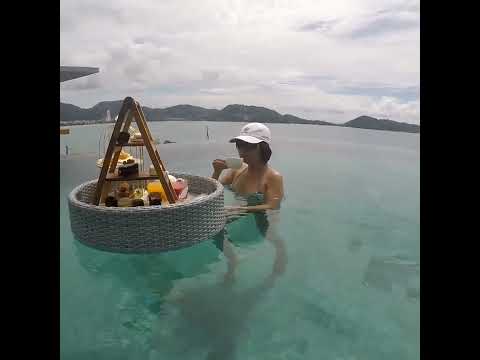 Floating Breakfast @ Kalima Resort Phuket, Thailand