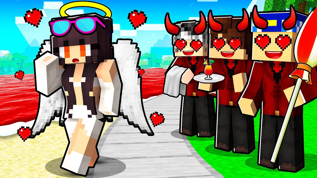 MELEK GÖKÇE'ye ŞEYTAN ERKEKLER AŞIK OLDU - Minecraft