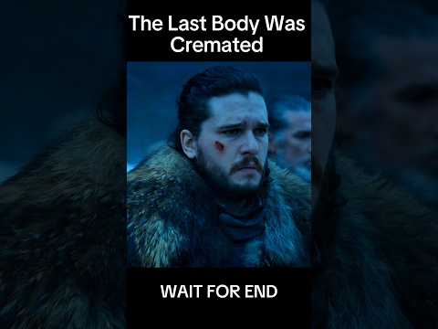 The Last Body Was Cremated #shorts #gameofthrones #houseofthedragon