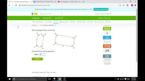 IXL P2: Similarity Statements (Geometry)