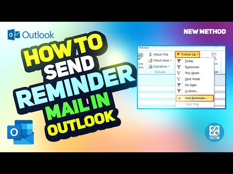 How To Send A Reminder Email In Outlook Step-By-Step Guide 2024