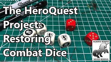 Restoring Original HeroQuest Combat Dice | The HeroQuest Project