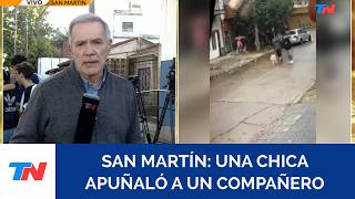San Martín Una Adolescente Apuñaló A Un Compañero