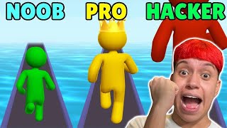 NOOB VS PRO: STICKMAN FICOU GIGANTE PARA VENCER O VALENTÃO!!