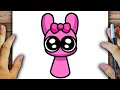 CÓMO DIBUJAR A PINKI - INCREDIBOX SPRUNK