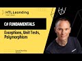 C and net exceptions unit tests and polymorphism