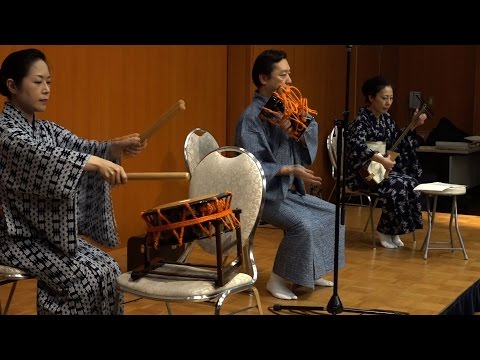 邦楽 鼓の紹介・演奏 福原鶴十郎 - YouTube