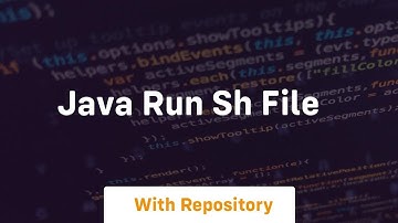 java run sh file