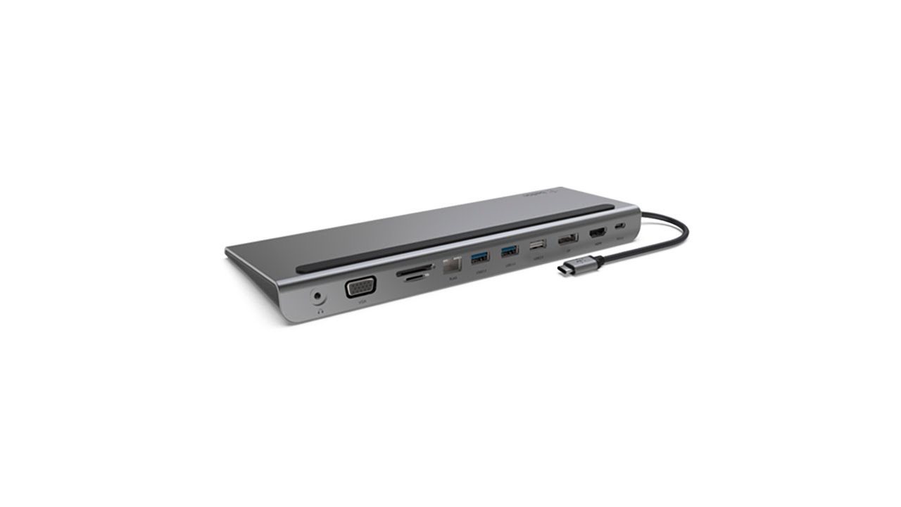 De Beste Gadgets iPhone / iPad 4 en 1 Lightning Hub avec connexion USB, HDMI  et RJ45 