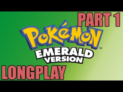 Pokemon Emerald Gameplay Walkthrough FULL Game Part 1 - No Commentary Longplay (GBA)