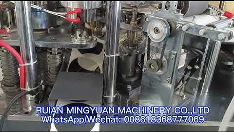 high speed ultrasonic heater paper bowl machine speed 60-70PCS/min test 750ML  for Spain client