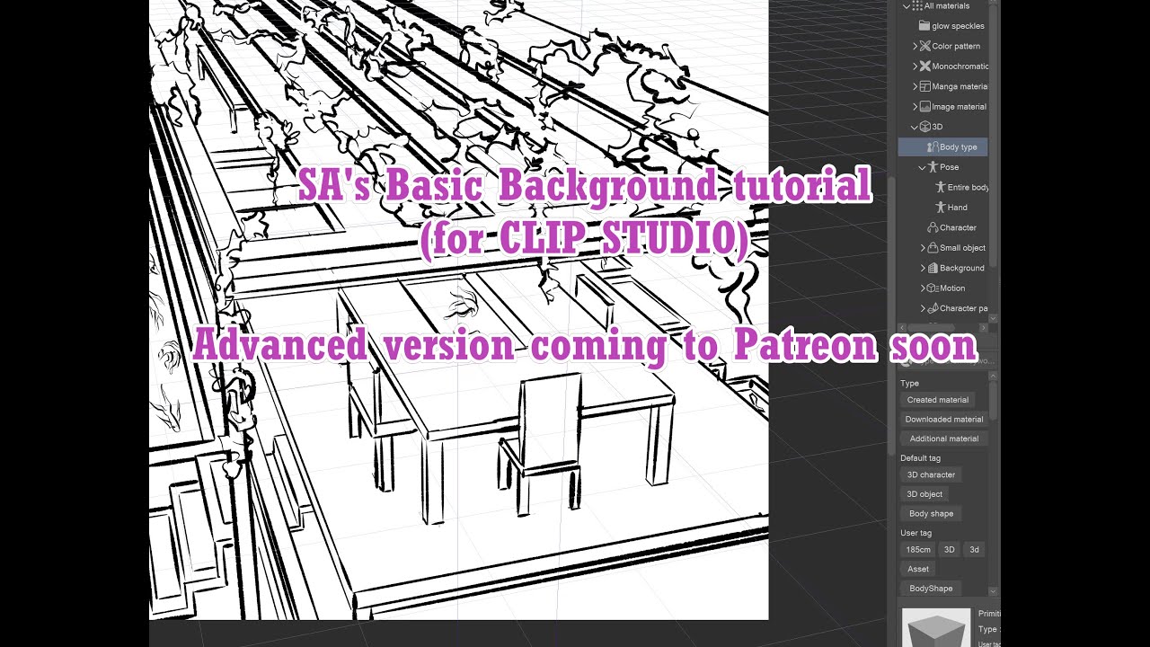 How I do Perspective with Clip Studio Paint - YouTube