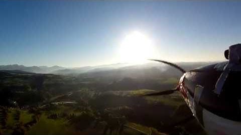 RC plane wing flutter and crash