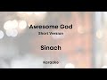 Awesome God | Karaoke