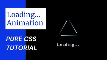 Loading Animation in Pure CSS | Loading Animation CSS | CSS Animation Tutorial For Beginners