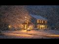 Howling Wind & Blowing Snow┇Freezing Snow Storm & Wind Sounds for Sleeping