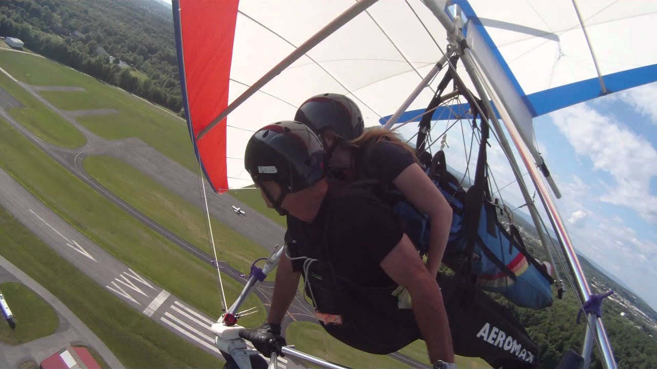 Hang gliding landing YouTube