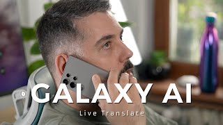 Galaxy AI и функцията за превод на разговори Live Translate