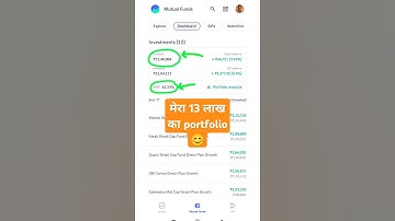 My mutual fund portfolio revealed total returns #mymutualfundportfolio #mutualfunds #invest #shorts