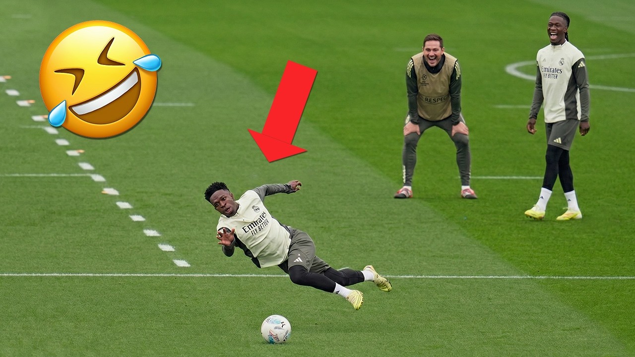 TOP 50 Funny Moments In Football Training | Try Not To Laugh