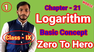 Logarithm Class 9 Wbbse||Basic Concept||Chapter 21(Koshedekhi 21) @A2RClasses