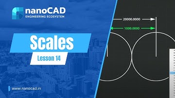 Scales in nanoCAD Platform: Lesson 14