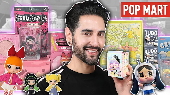 UNBOXING RANDOM POPMART BLIND BOX’S & FIGURES! 💜 Skull Panda,Molly, CryBaby, Pino Jelly & KUBO! 💜