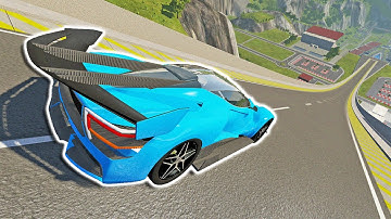 Which Automation Mod Can Fly The Furthest On Car Jump Arena? PART 16 - BeamNG Drive Mods