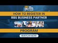 RBS Business Partner Program | Complete Details about Registration | Register Yourself Now