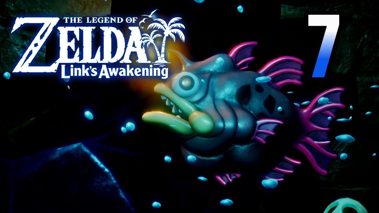 Angler's Tunnel | Link's Awakening Playthrough - Part 7 - YouTube
