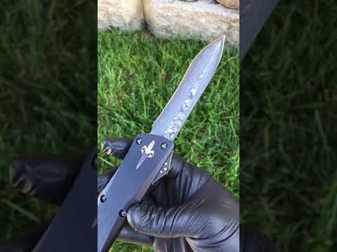 Marfione Combat Troodon Recurve Brass Ringed Hattori Cowry Damascus