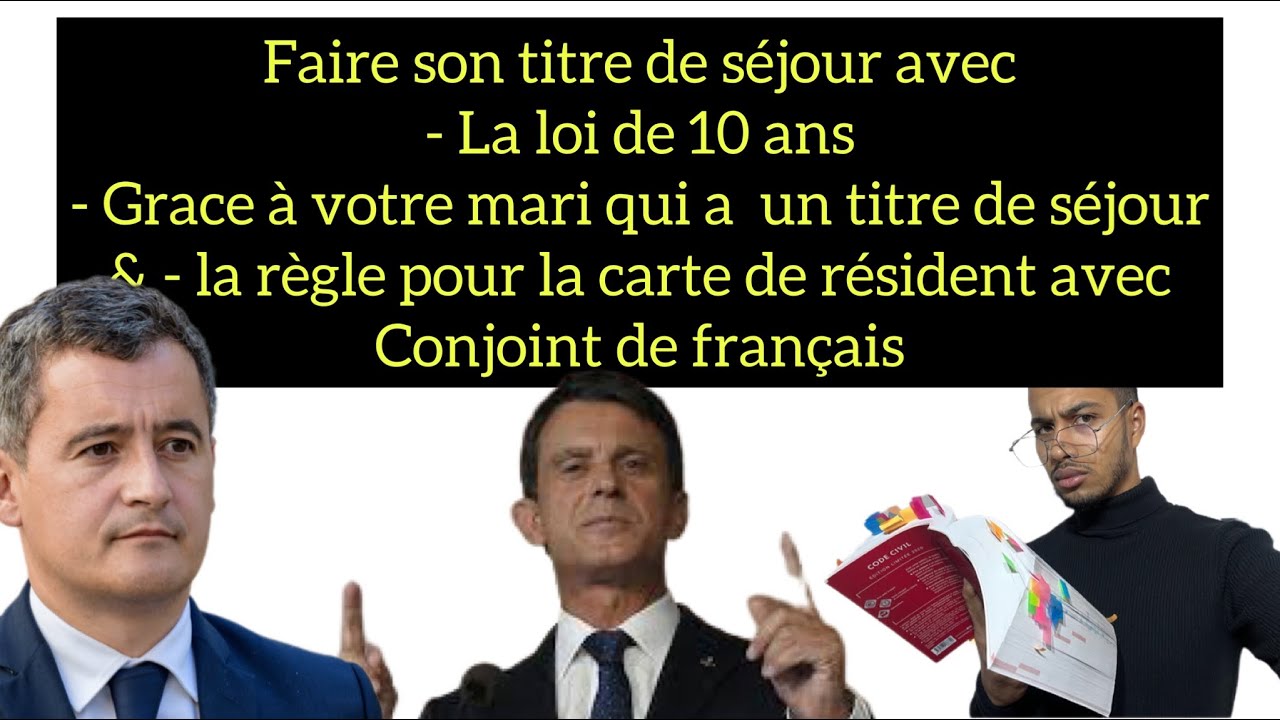 Régularisation par la loi de 10 ans, par le conjoint en situation