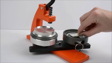 How to make a mirror keyring on an ebadges badge maker