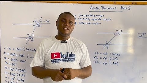 Corresponding, #Vertically Opposite and #Alternate Angles Explained as one #waec #neco 