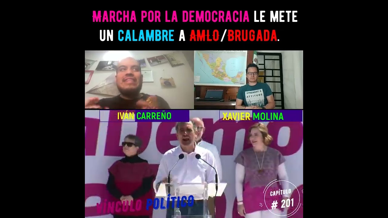 Marcha por la democracia le mete un calambre a AMLO, Brugada
▶️Capítulo 201