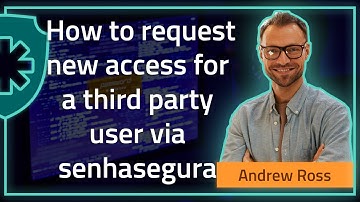How to request new access for a third party user via senhasegura Domum